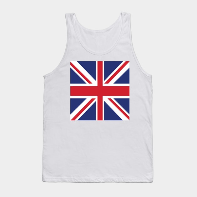 United Kingdom Union Jack National Flag Tank Top by Culture-Factory